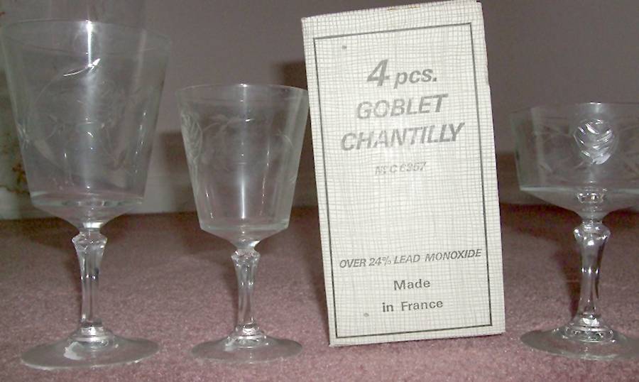 CRA100 Water Goblet by Cristal D'Arques - Durand-1