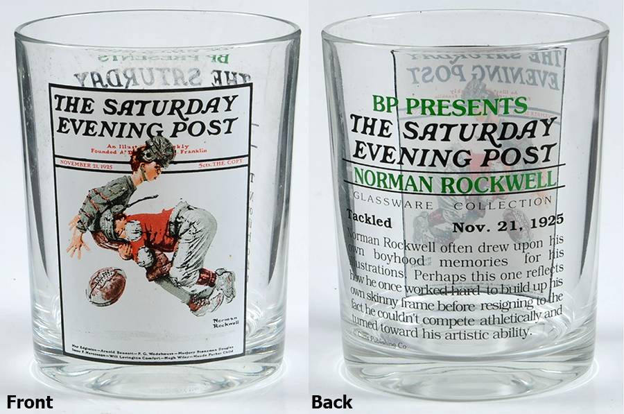 Saturday Evening Post (2) 13 Oz Flat Tumbler by Curtis Publishing Co-1