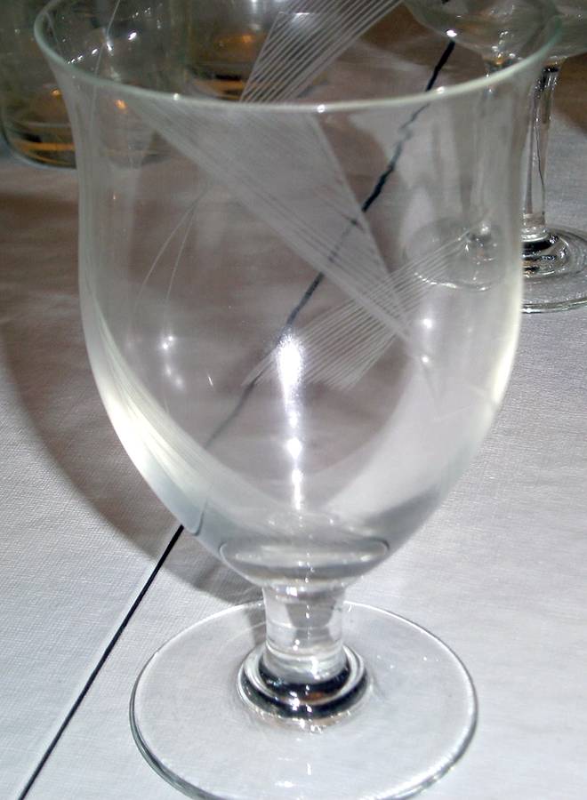 CQE3 Water Goblet by C G Quartzex Crystal-1