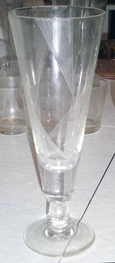 CQE3 Pilsner Glass by C G Quartzex Crystal-1