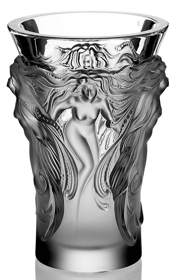Fantasia 7" Flower Vase by Lalique-1