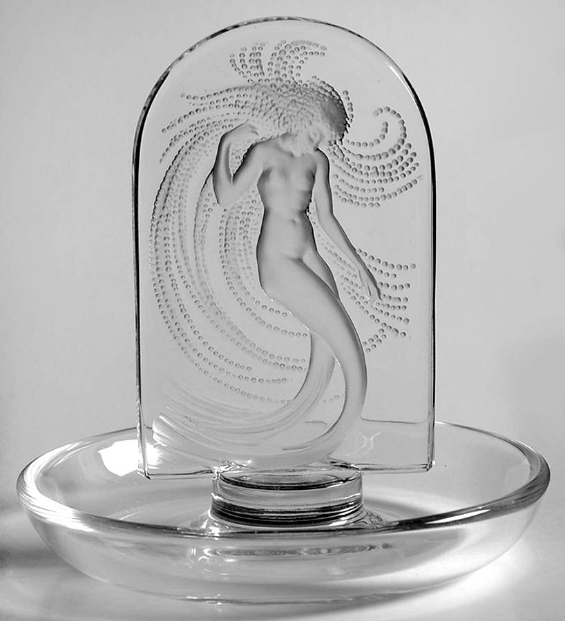 Naiade Round Pin Tray by Lalique-1