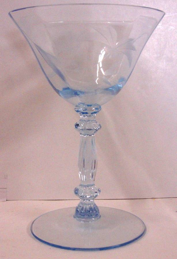 3130-3 Moonlight Blue Champagne/Tall Sherbet by Cambridge-1
