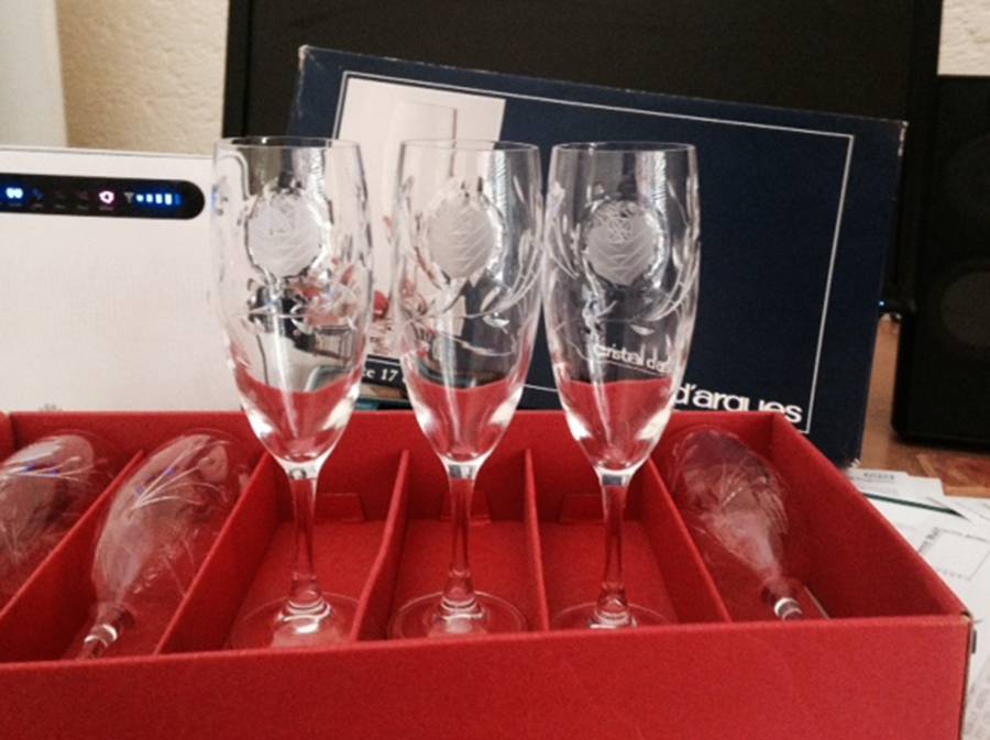 CRA120 Fluted Champagne by Cristal D'Arques - Durand-1