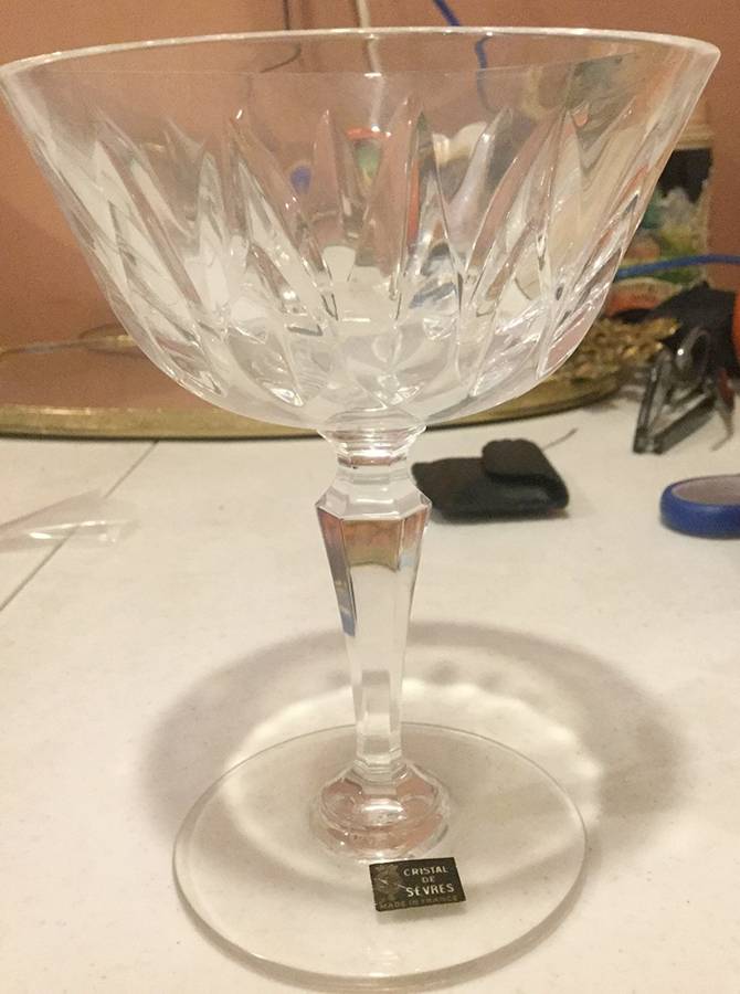CDS17 Champagne/Tall Sherbet by Cristal de Sevres-1