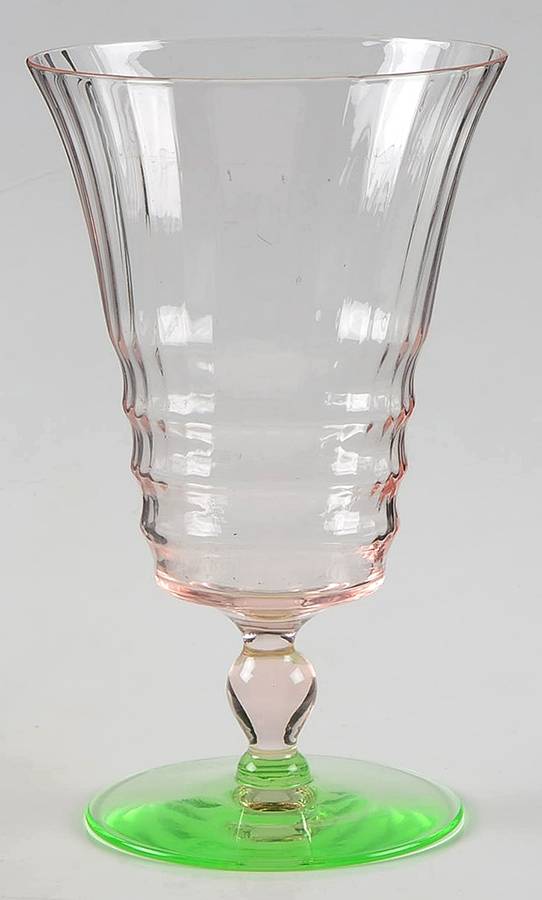 3085-Pink-Green 8 Oz Footed Tumbler by Cambridge-1