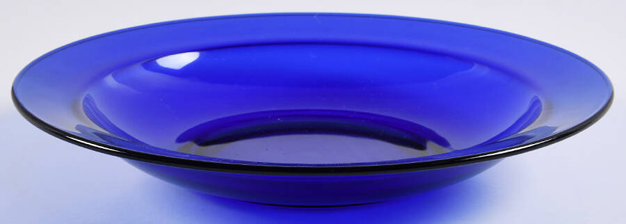Cavalier Cobalt Rim Soup Bowl by Cristal D'Arques - Durand-1