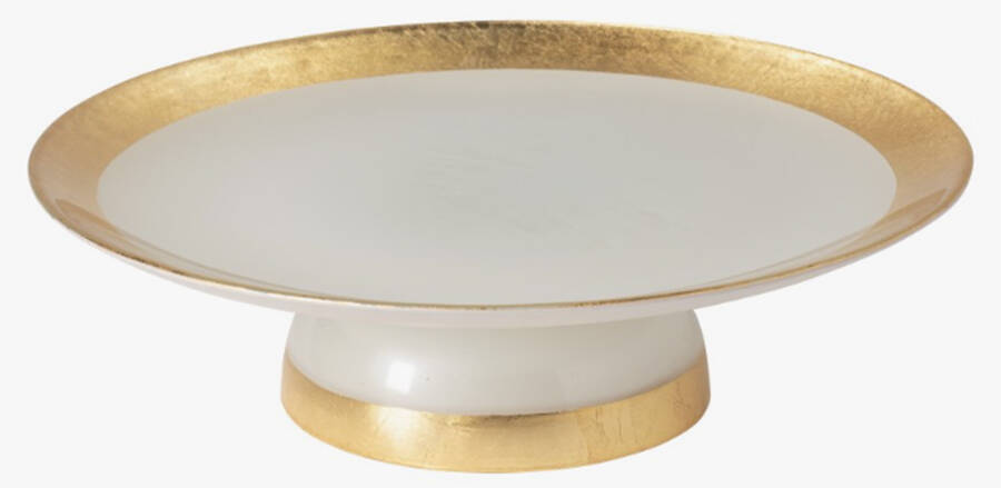 Camilla 12" Diameter Cake Stand/Pedestal by Costa Nova Crystal-1