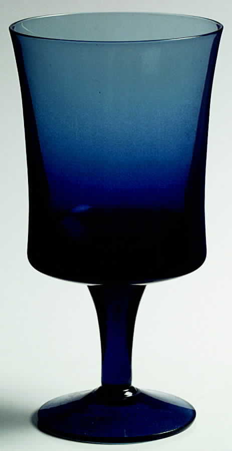 Arabesque Blue Ice Water Goblet by Denby-1