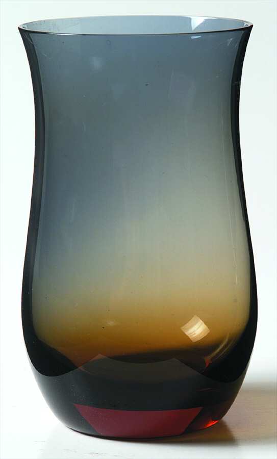 Aurora Amber and Blue 15 Oz Flat Tumbler by Denby-1