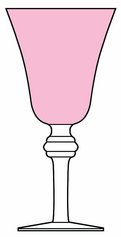 Chateau Rose Pink (Rose) Water Goblet by Denby-1