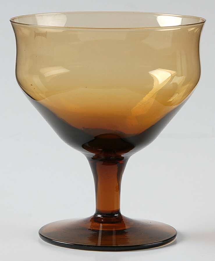 Olympia Brown Champagne/Tall Sherbet by Denby-1