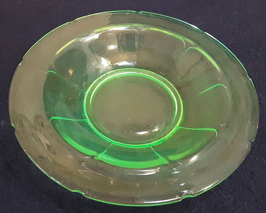 Victory Green Cereal Bowl by Diamond Glass Company-1