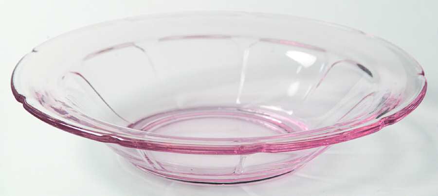 Victory Pink (No Trim) Cereal Bowl by Diamond Glass Company-1