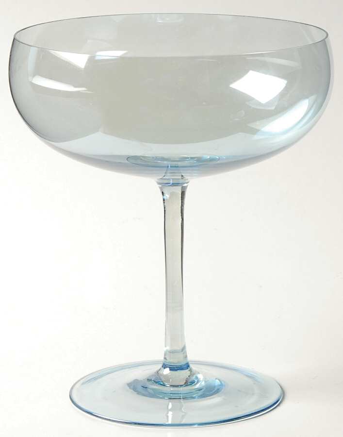 Blue Lustre Champagne/Tall Sherbet by Dorothy Thorpe-1