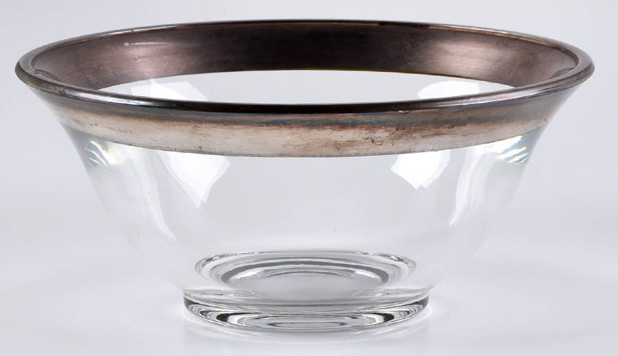 Silver Band 5" Round Bowl by Dorothy Thorpe-1