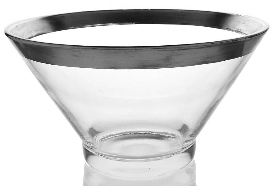 Silver Band 5" Round Bowl by Dorothy Thorpe-1