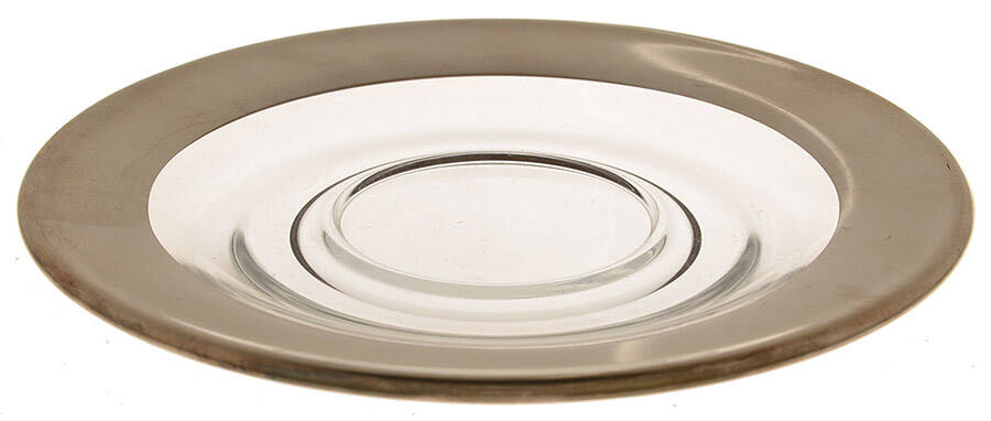 Silver Band Saucer only by Dorothy Thorpe-1