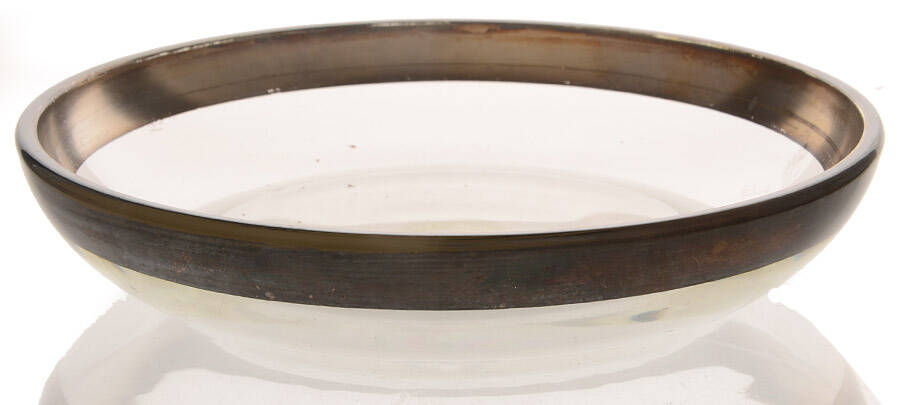 Silver Band Small Fruit Dessert Bowl by Dorothy Thorpe-1