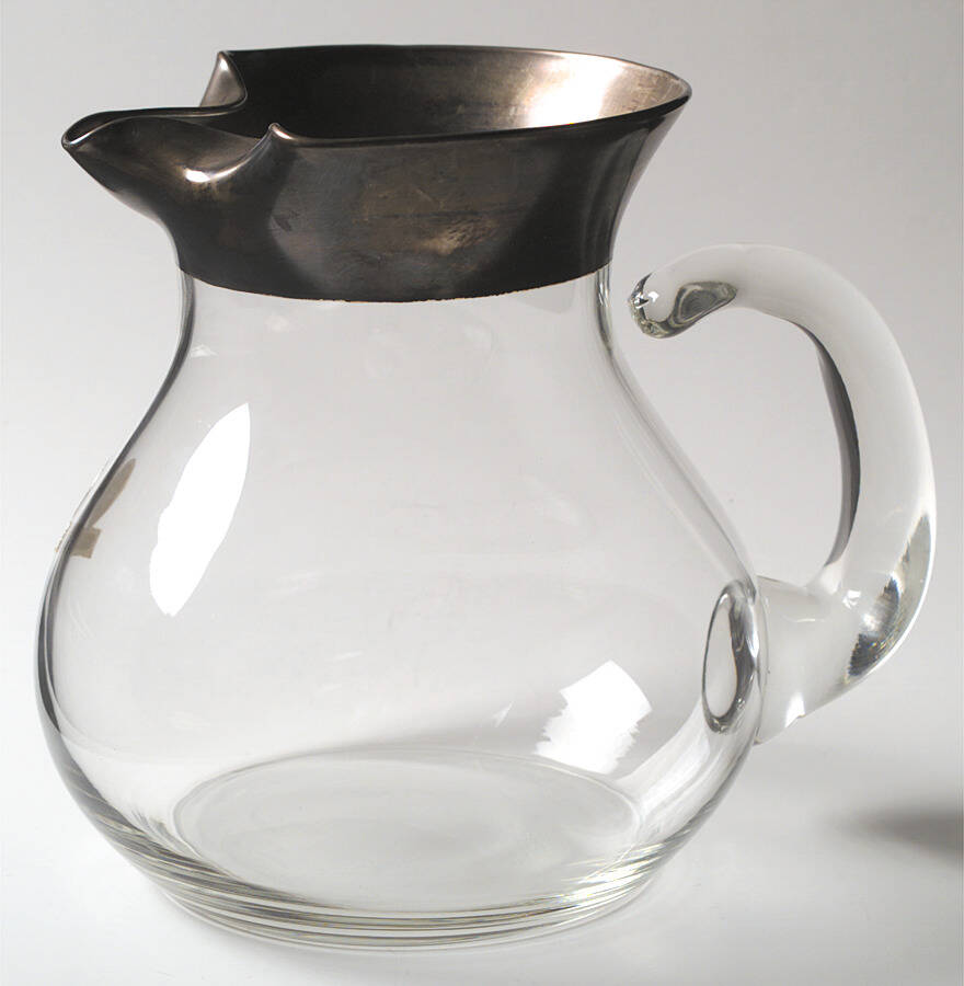 Silver Band 48 Oz Pitcher by Dorothy Thorpe-1