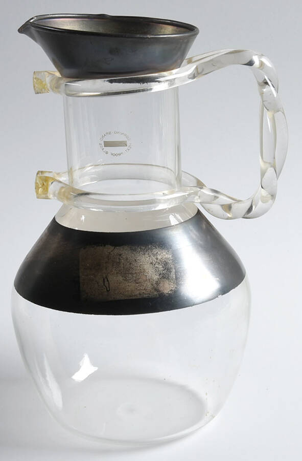 Silver Band Carafe No Lid by Dorothy Thorpe-1