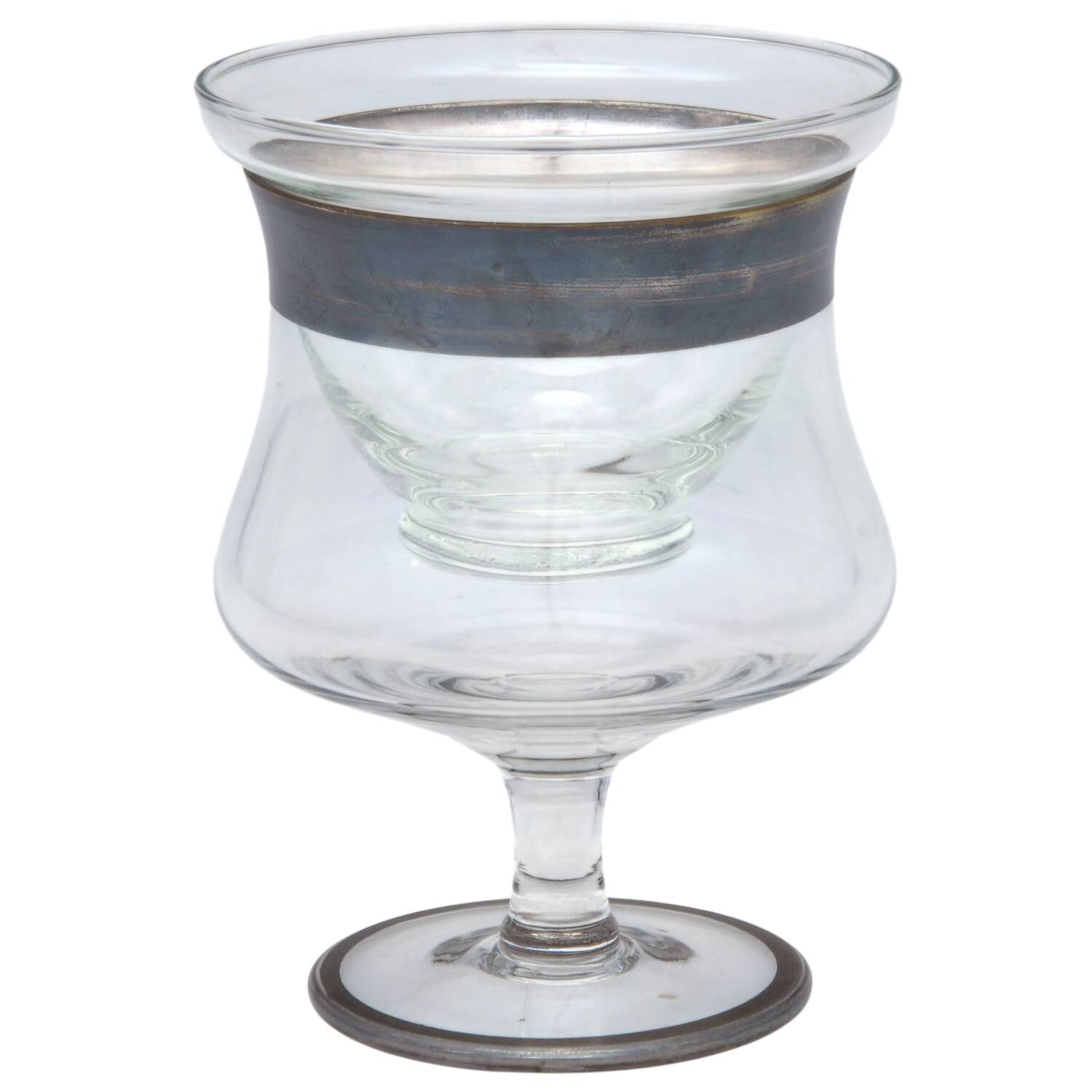 Silver Band Seafood Cocktail & Liner by Dorothy Thorpe-1