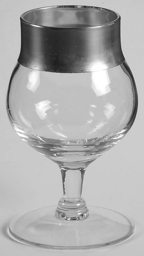 Silver Band Small Brandy Glass by Dorothy Thorpe-1