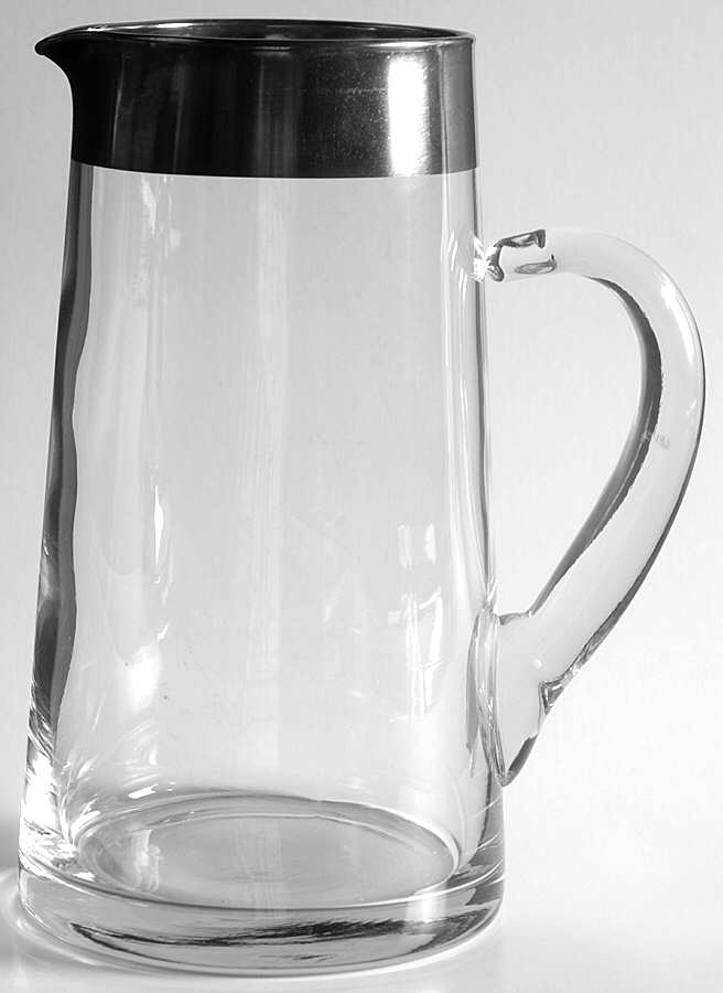 Silver Band 52 Oz Pitcher by Dorothy Thorpe-1