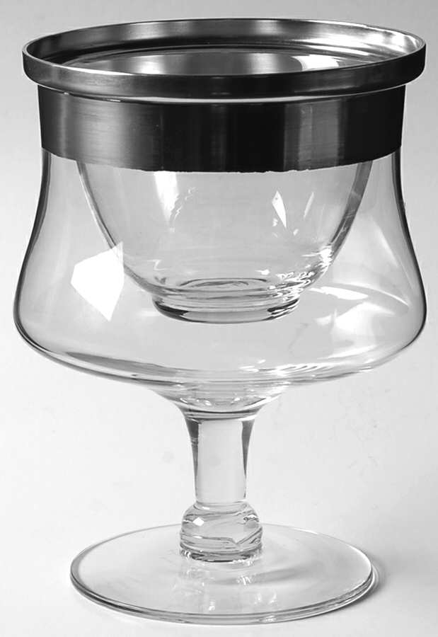 Silver Band Seafood Cocktail & Liner by Dorothy Thorpe-1