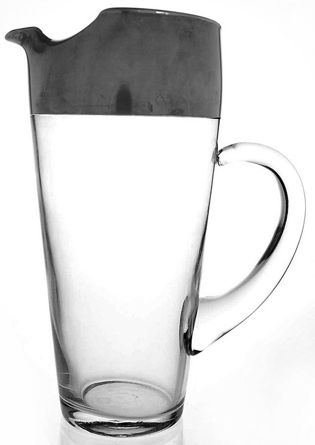 Silver Band 28 Oz Pitcher by Dorothy Thorpe-1