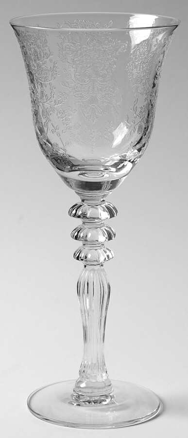 Adoration (Etched) Wine Glass by Duncan & Miller-1