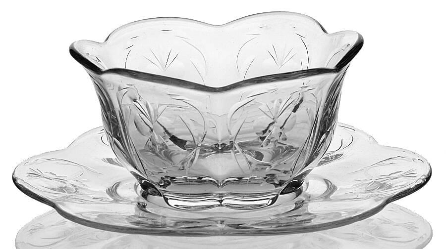 Chantilly Mayonnaise Bowl and Underplate by Duncan & Miller-1