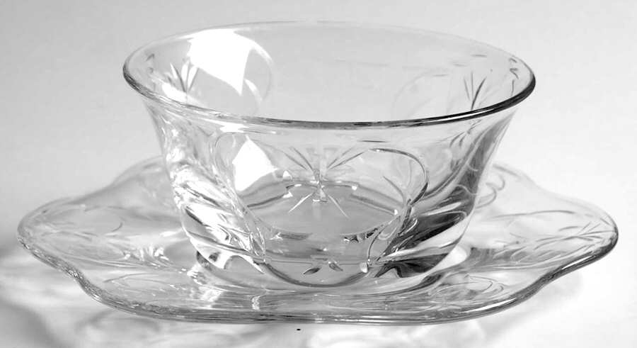Chantilly Finger Bowl & Underplate by Duncan & Miller-1