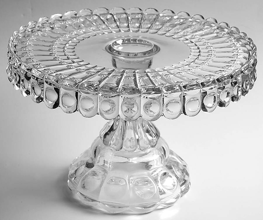 Priscilla-Alexis 9" Diameter Pedestal Cake Stand by Dalzell, Gilmore, Leigh-1