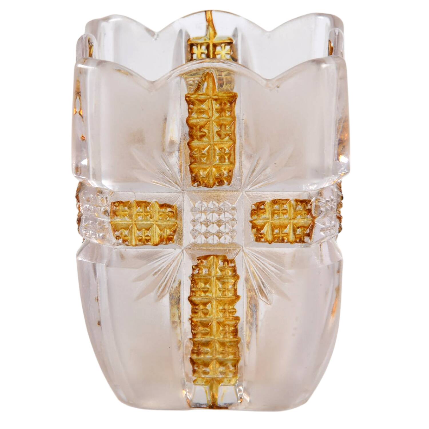 Klondike Amber Toothpick Holder by Dalzell, Gilmore, Leigh-1
