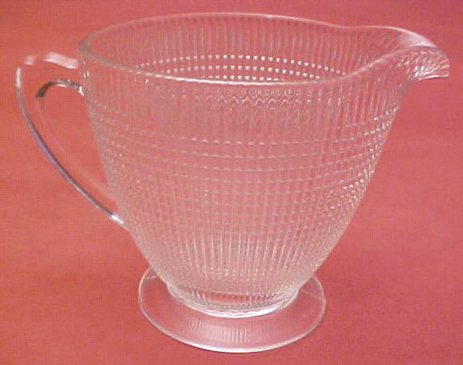 Saguenay Clear Creamer by Dominion Glass -1