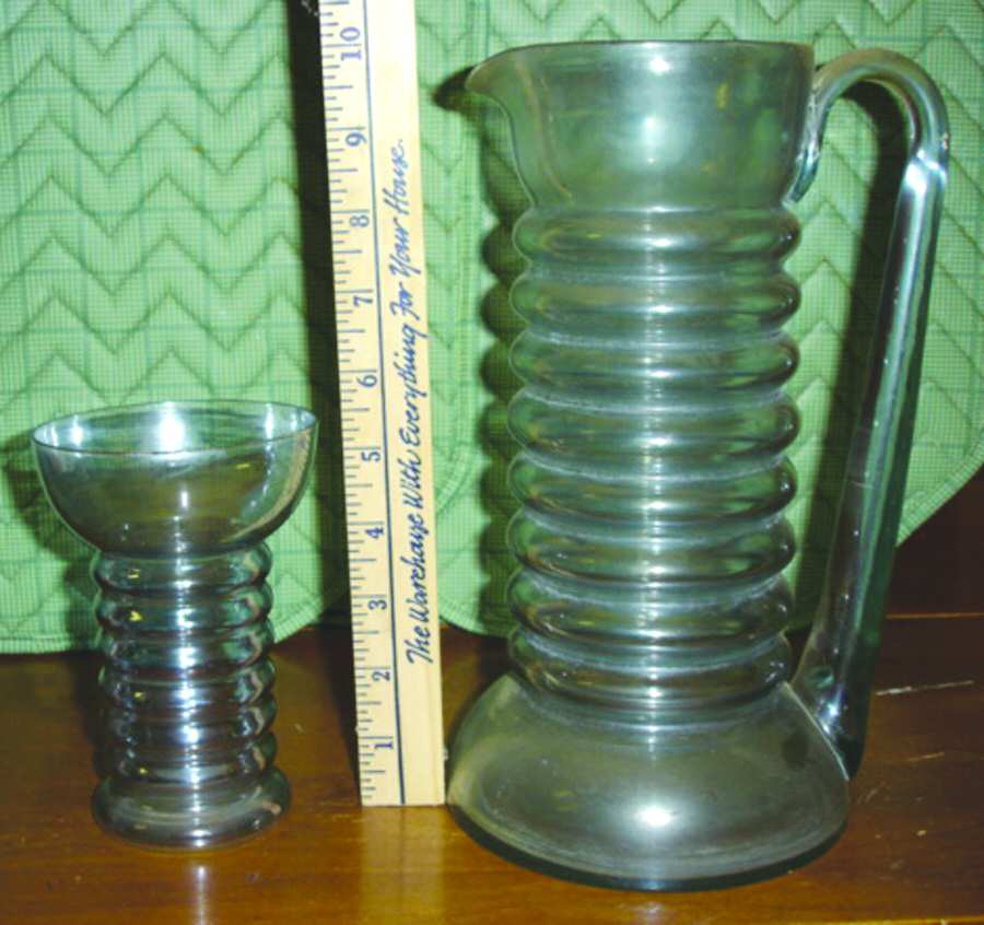 Ring Blue (Iridescent) Flat Tumbler by Dunbar-1