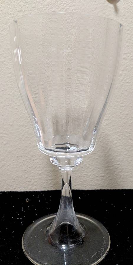 Fleurus Tall Water Goblet by Daum-1
