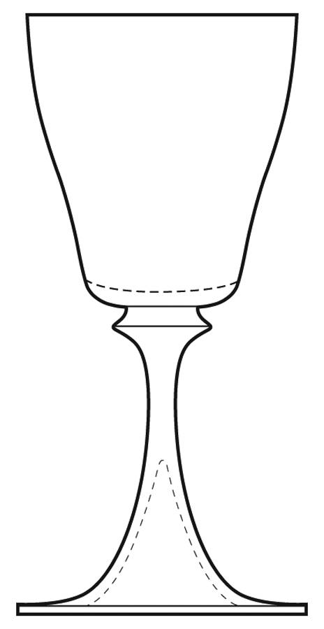 Fleurus Water Goblet by Daum-1