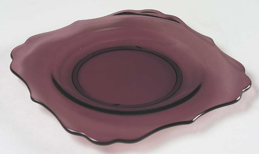 99 Amethyst Luncheon Plate by Diamond Glass Company-1