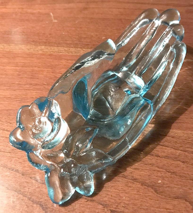 Animals & Figurines Open Hand by Degenhart Glass Co-1