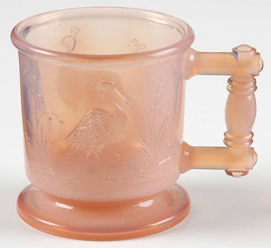 Animals & Figurines Miniature Bird Mug by Degenhart Glass Co-1