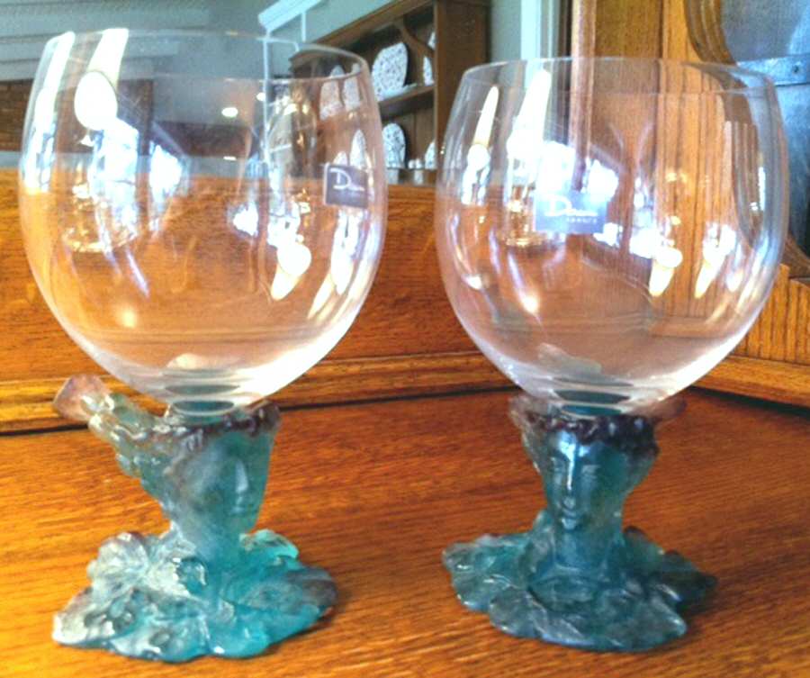 Bacchus Wine Glass by Daum-1