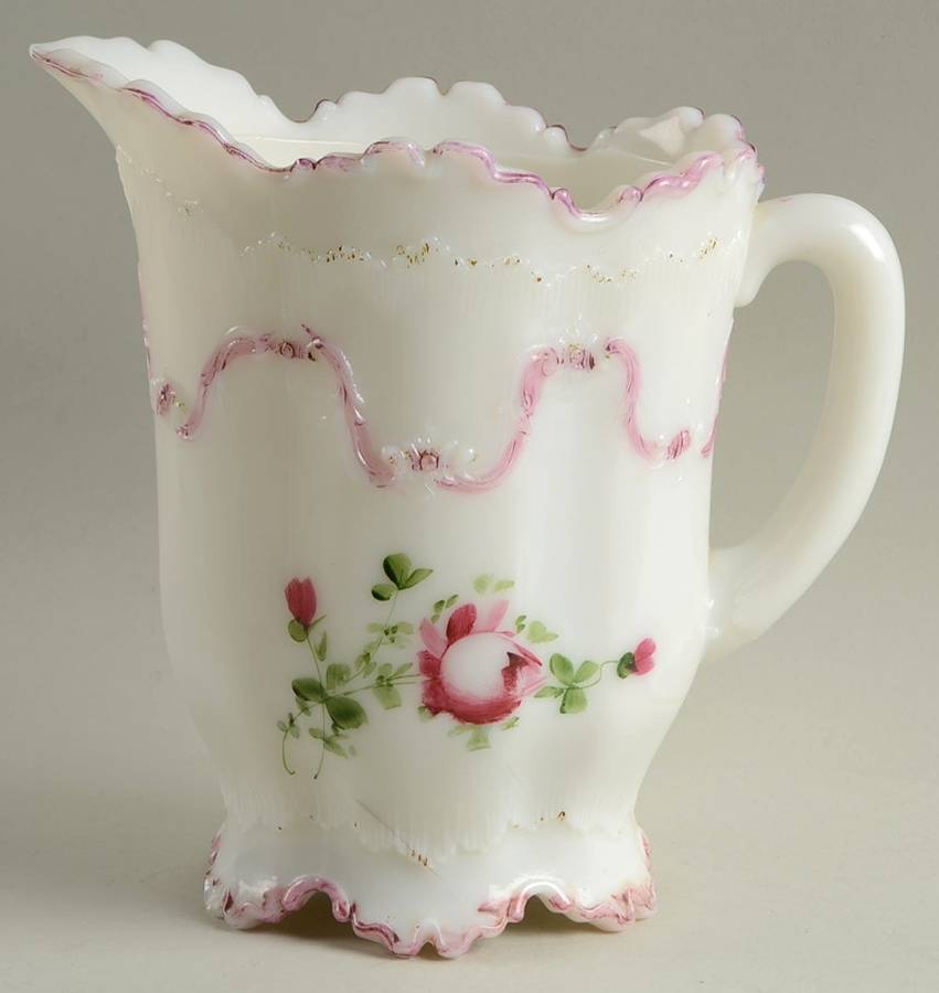 Astoria Rose 48 Oz Pitcher by Dithridge Glass Comp-1