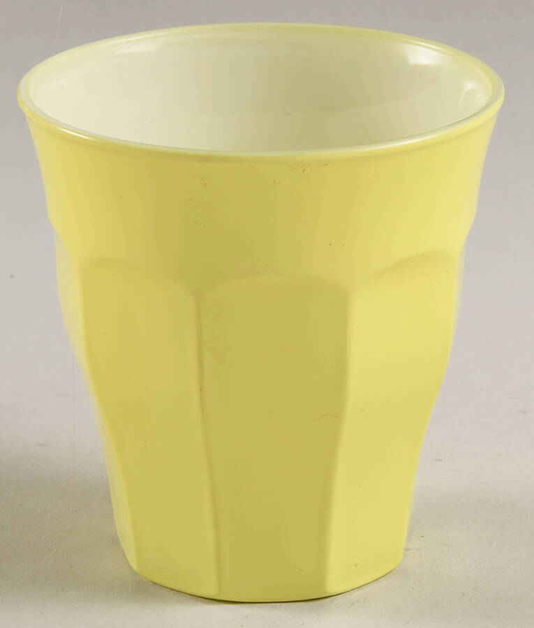 Picardie Pastel Yellow Flat Tumbler by Duralex-1