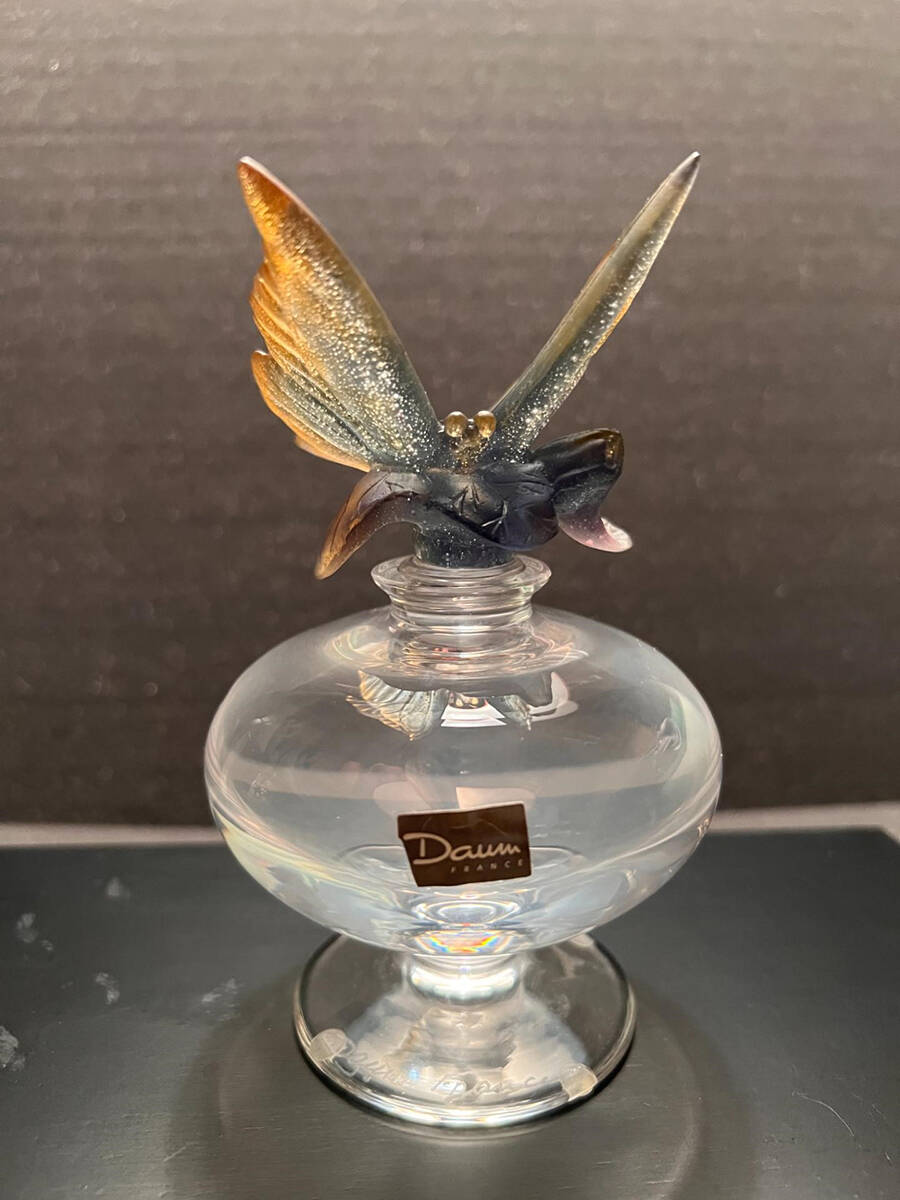 Butterfly Perfume Bottle & Stopper by Daum-1