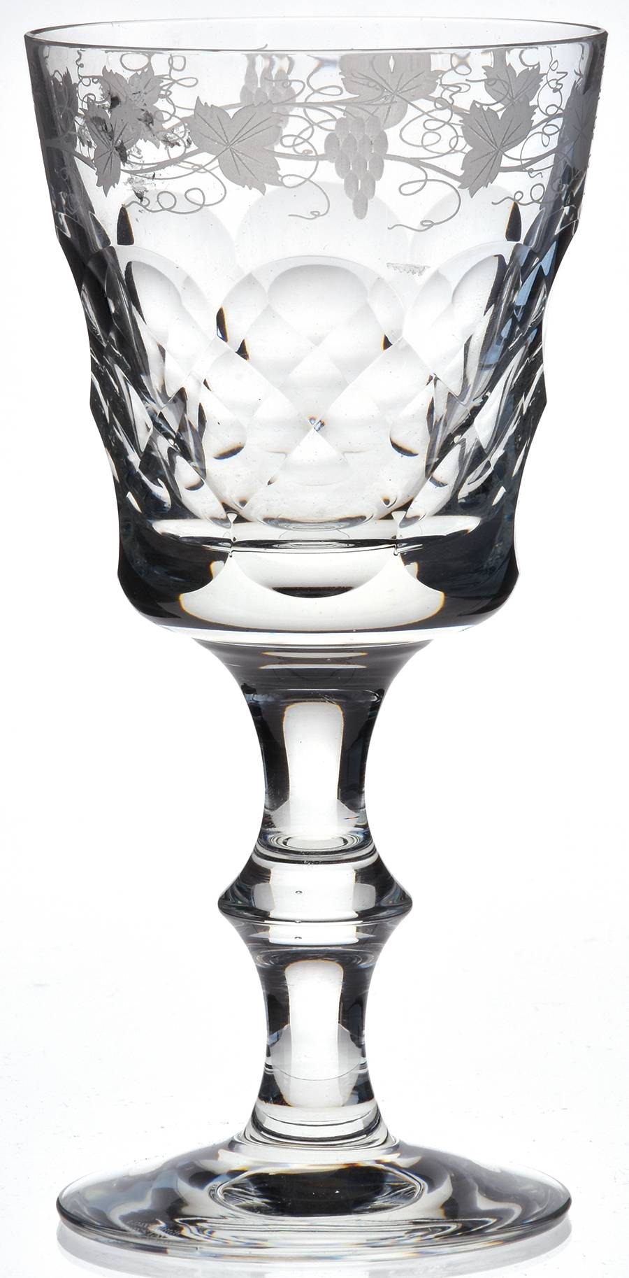 Lochnagar Tall Water Goblet by Edinburgh Crystal-1
