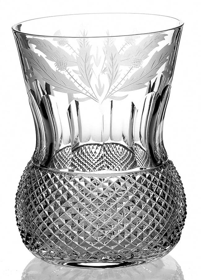 Thistle (Cut) Old Fashioned by Edinburgh Crystal-1