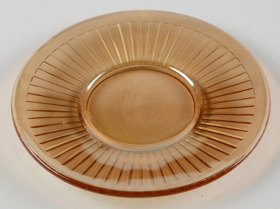 Round Robin (Iridescent) Bread & Butter Plate by Economy Glass Company-1