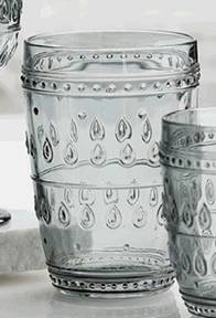 Fez Gray Highball by Euro Ceramica Glass-1